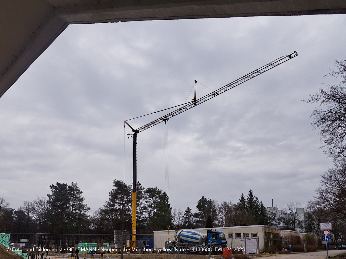 24.02.2023 -  Baustelle Haus für Kinder in Neupelach Quiddestraße 3